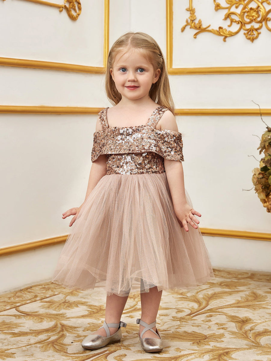 Young Girls' Sparkling Sequin Cami Dress
