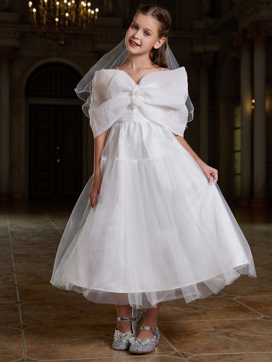 chinese dress ladies Big Bow Front Tube Dress 10 main image 1