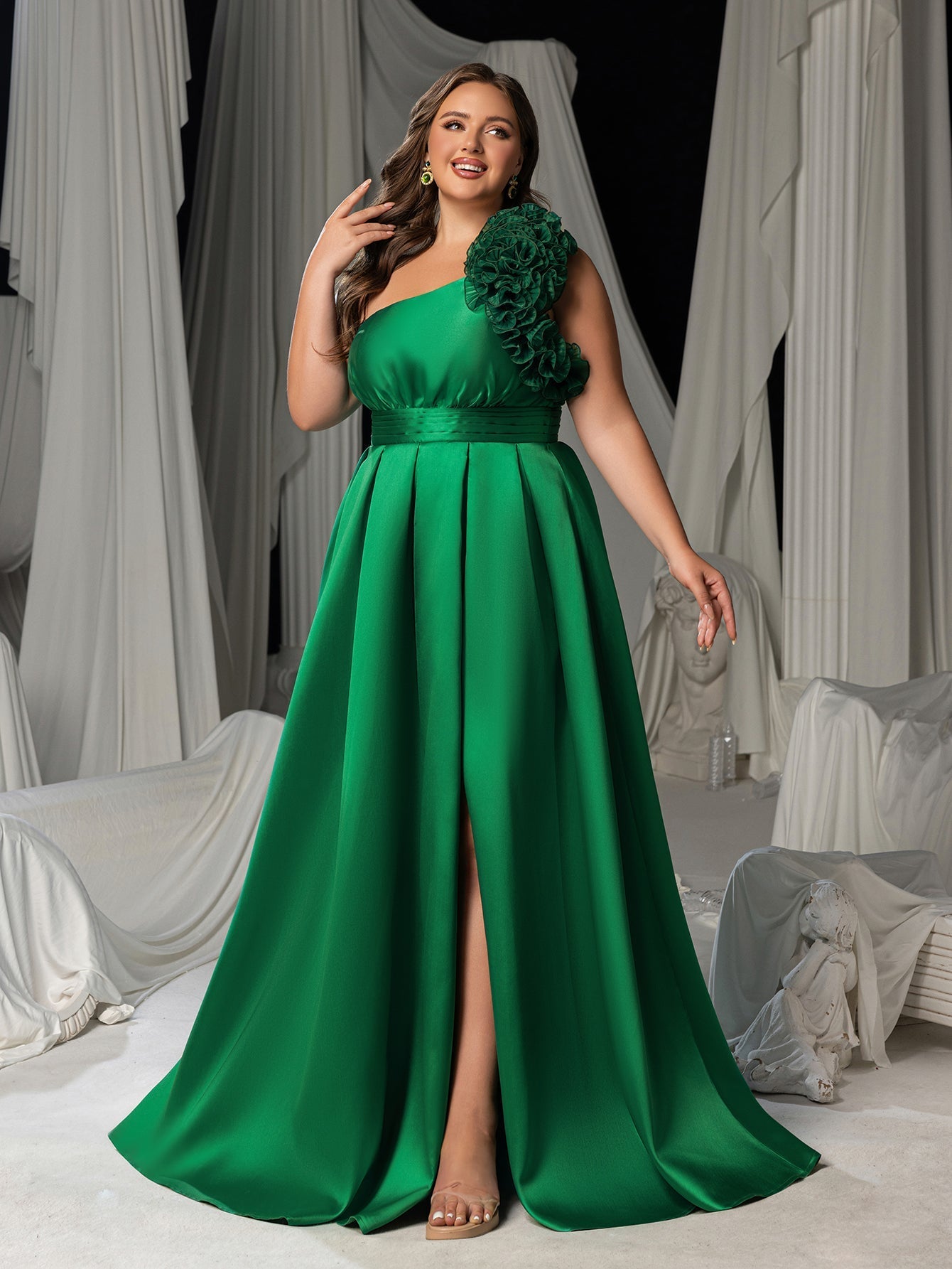 Corset Back & High Split