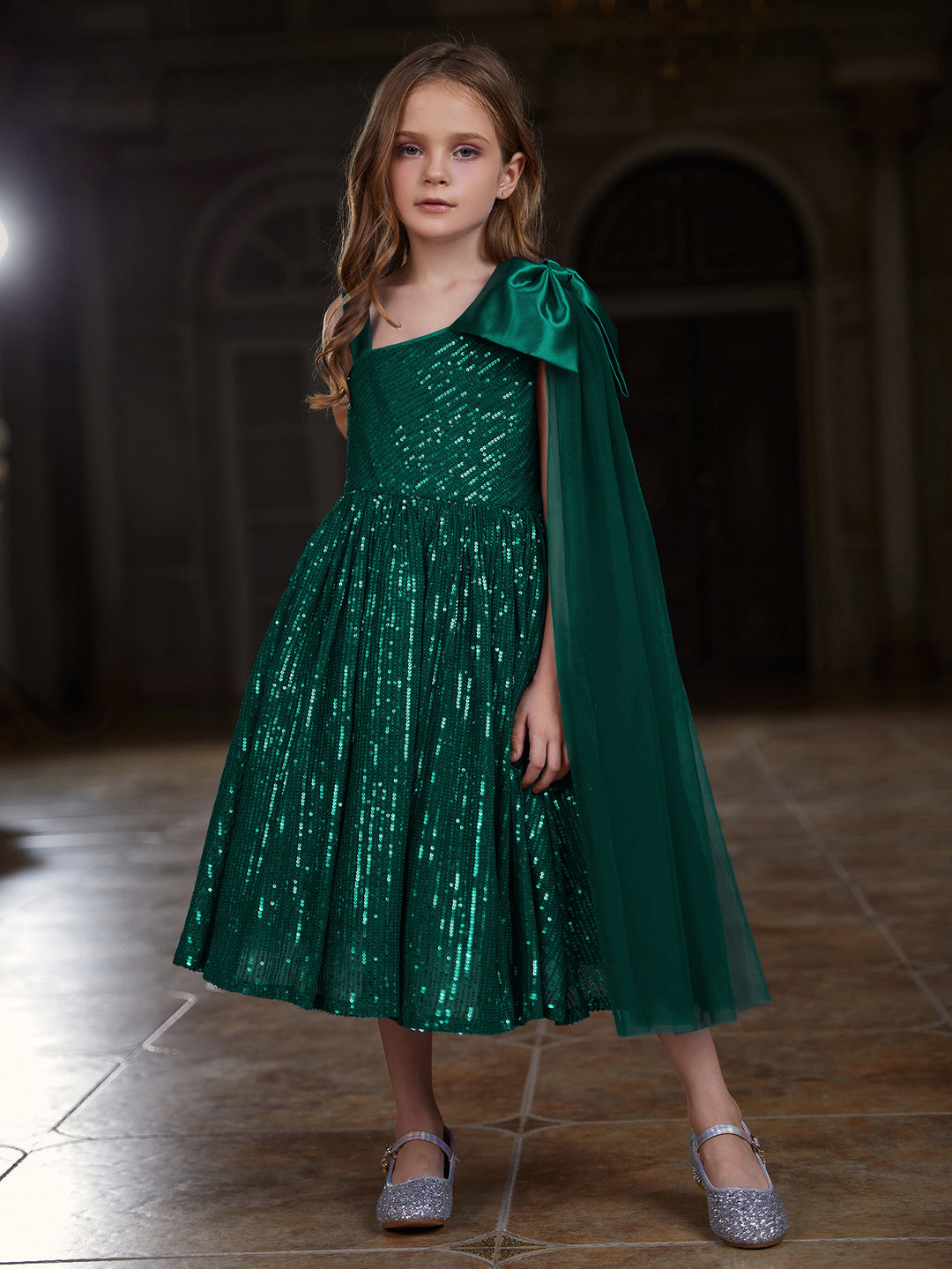 bow-detail sequined dress Pride And Prejudice Sequin Bow Mini Dress