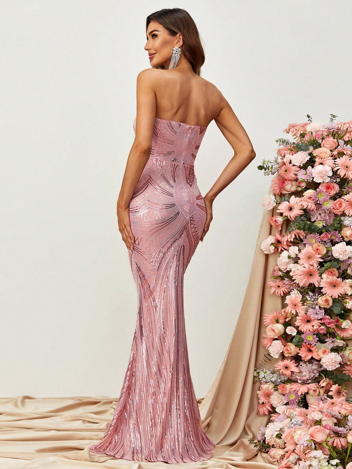 Elegant Tube Sleeveless Mermaid Prom Dress