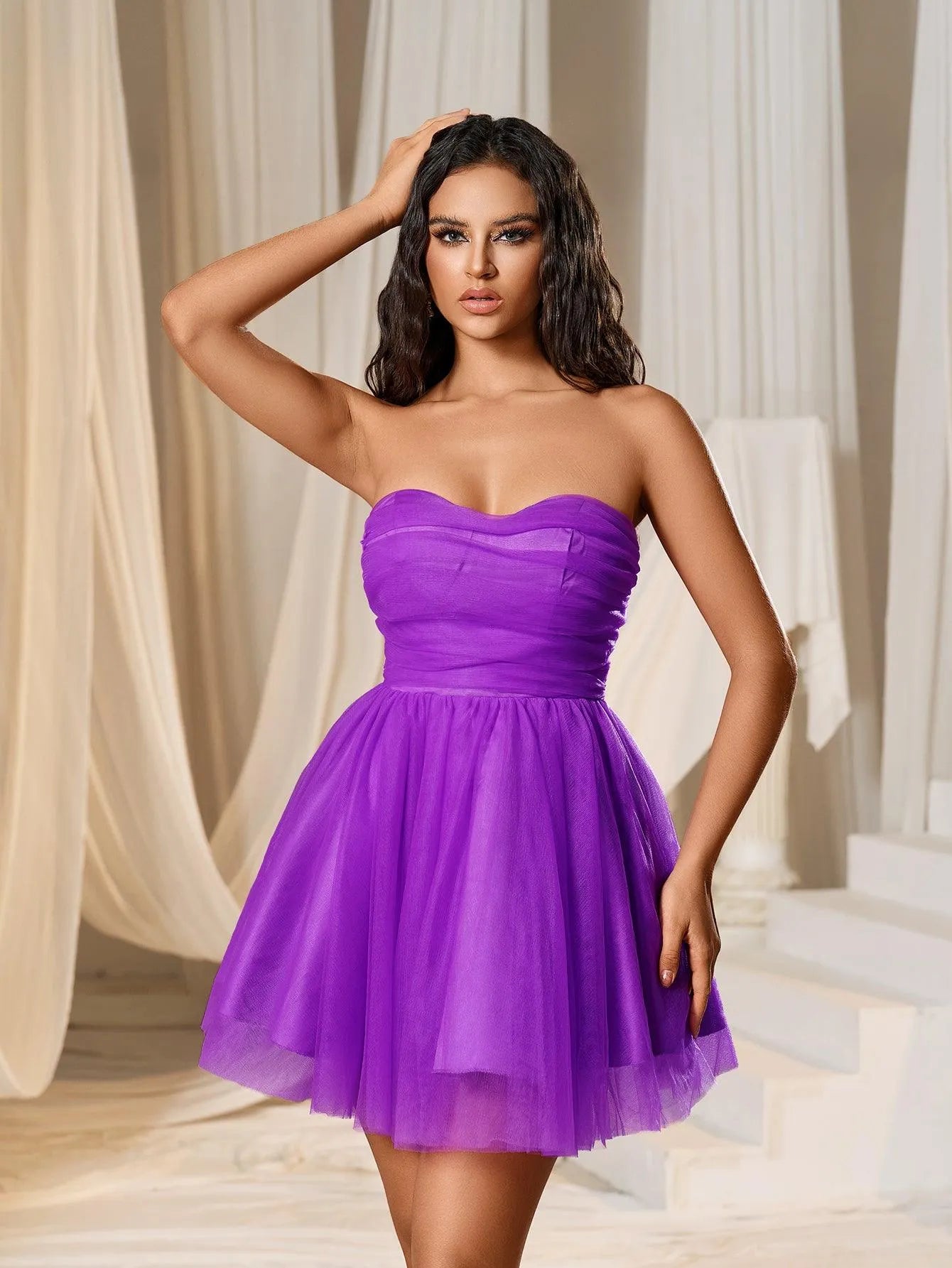 faeriesty dress New Arrivals Elegant Off Shoulder Short Sleeve Satin Slit Dresses SKU: FSWD0553-Mauve Purple-XS $82.00 SKU: FSWD0015 .. #faeriesty #faeriestygals #springfashion #minidress #prom2023 #partydress#faeriestycurve