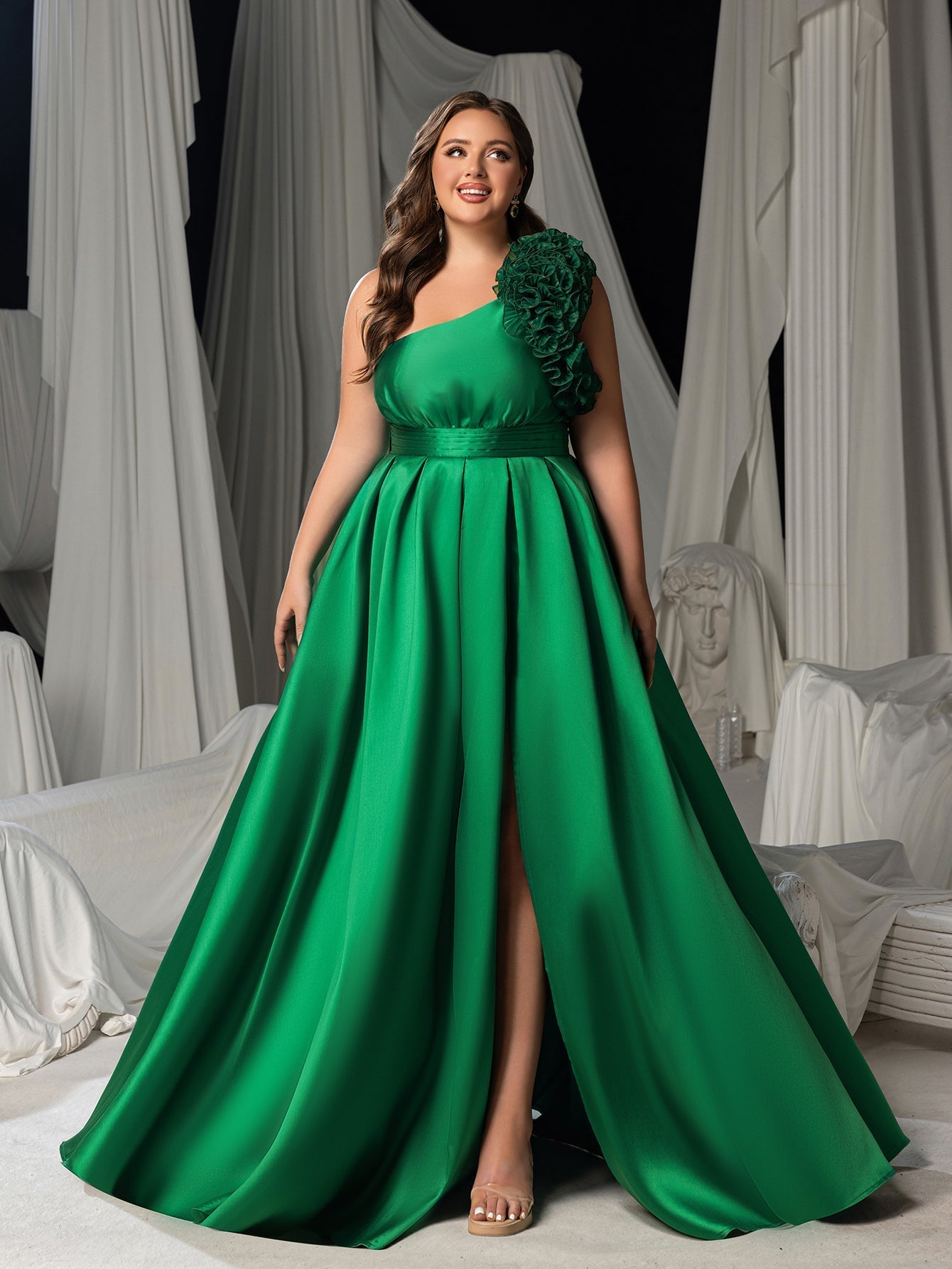 Corset Back & High Split