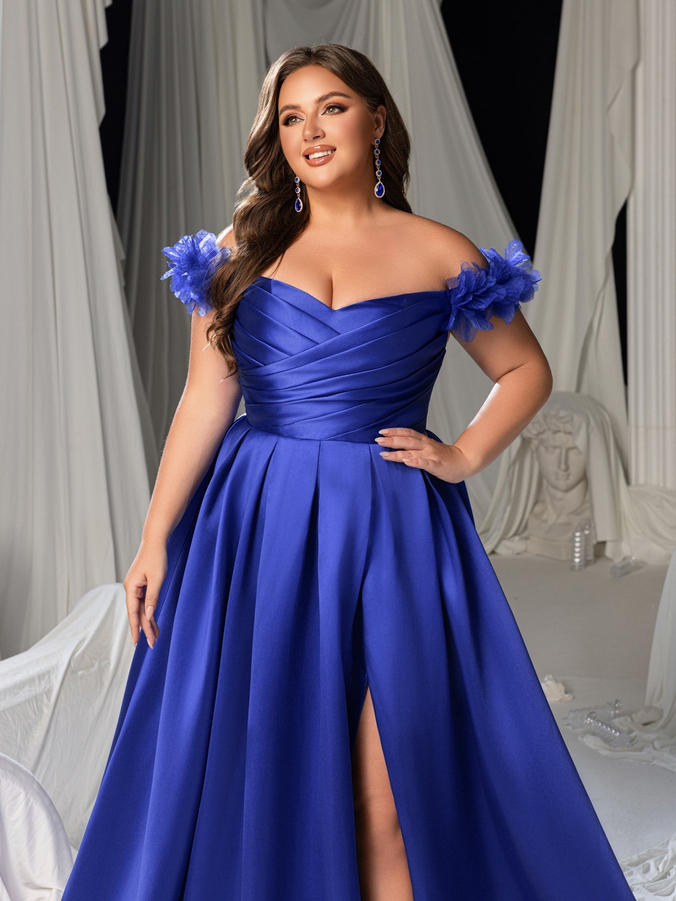 High Thigh Slit & Laced Back