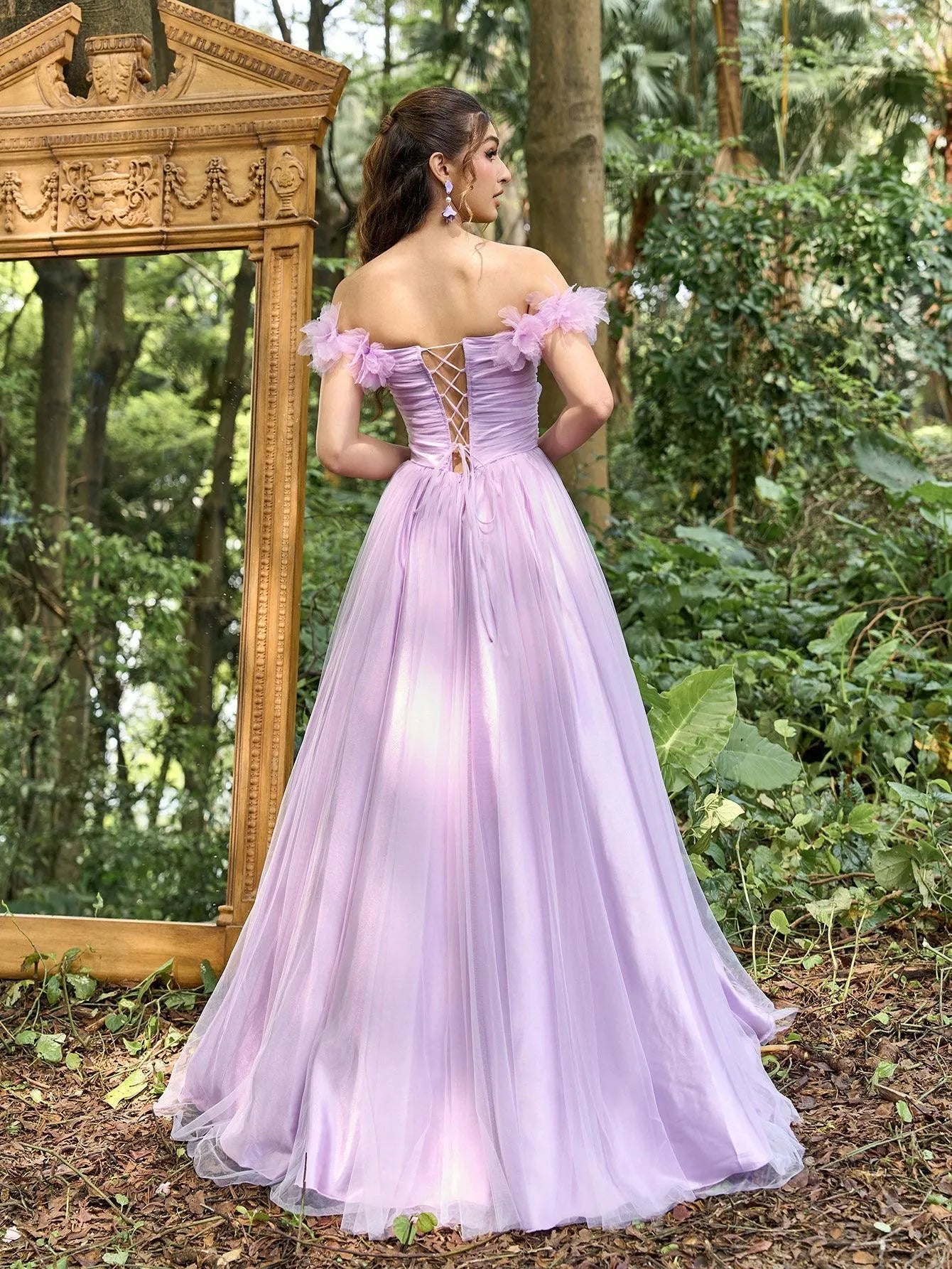 ruched bust prom dress Ruched Bust Backless Lace Up Long Mermaid Prom Dress With Split in Lavender >>https://www.worldprom.com/collections/new-arrival/products/ruched-bust -backless-lace-up-long-mermaid-prom-dress-with-split-in-lavender #Worldprom #Prom2026 #PromDresses2026