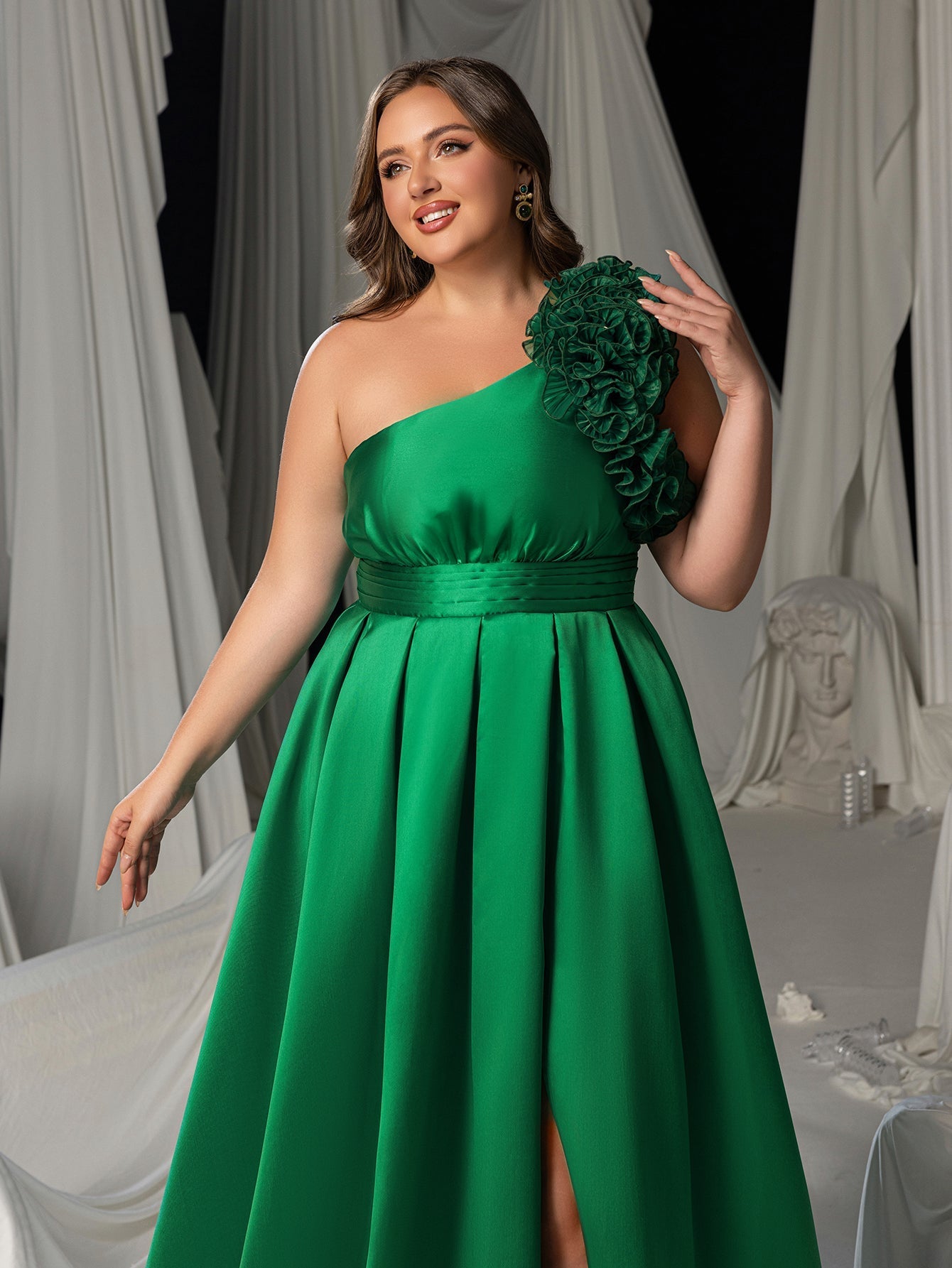 Corset Back & High Split