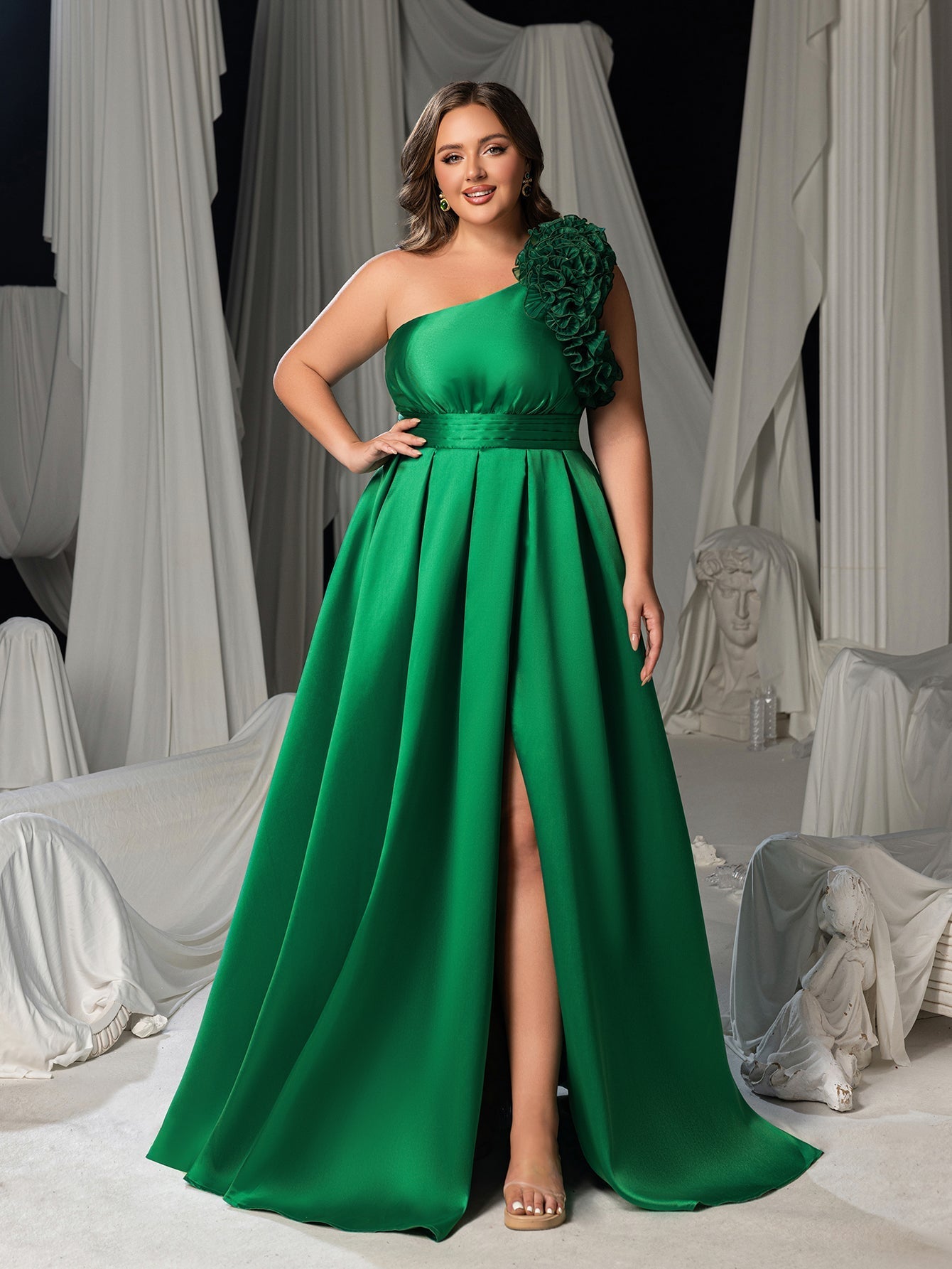 Corset Back & High Split