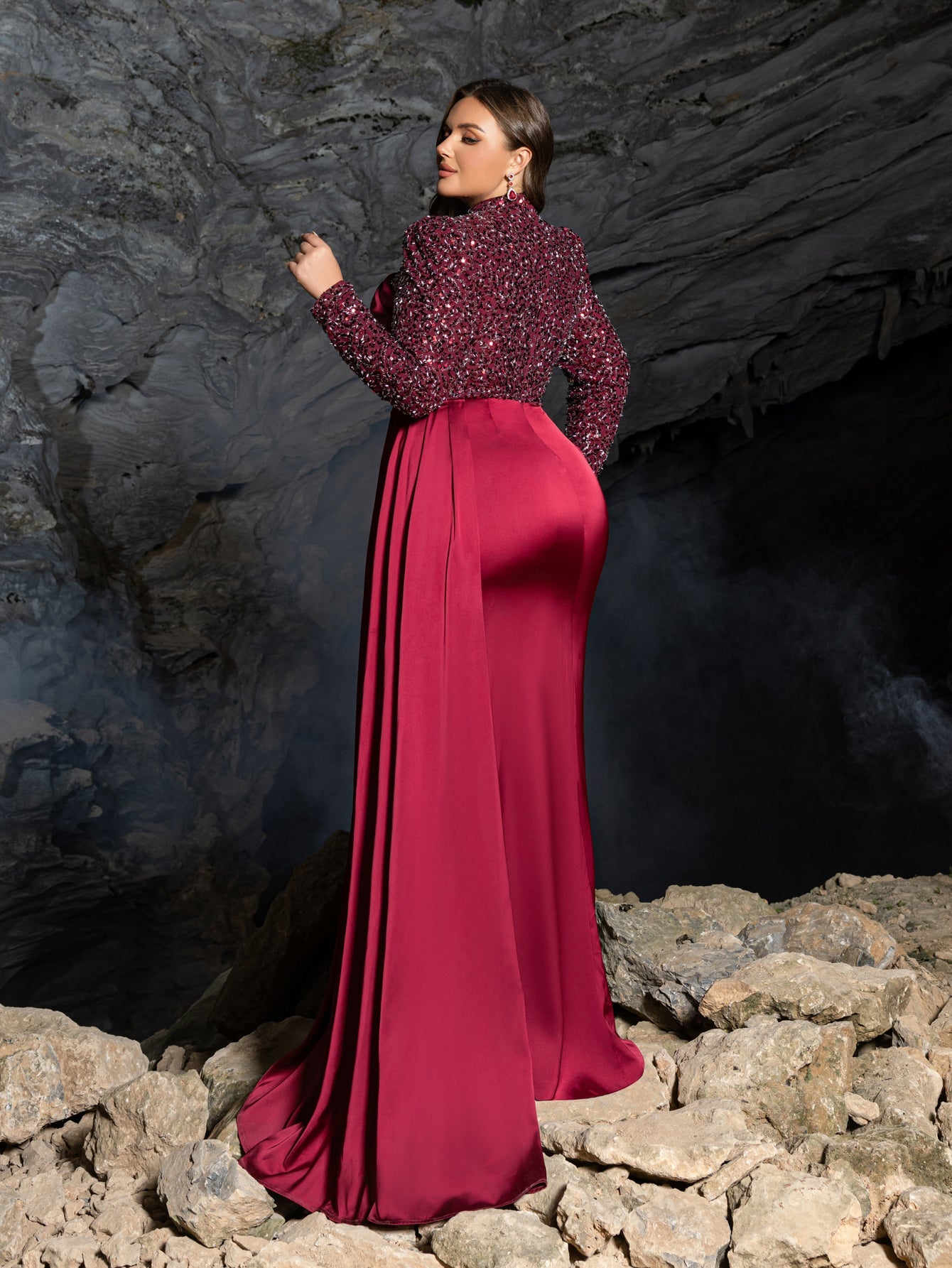 Side Slit & Mermaid Silhouette