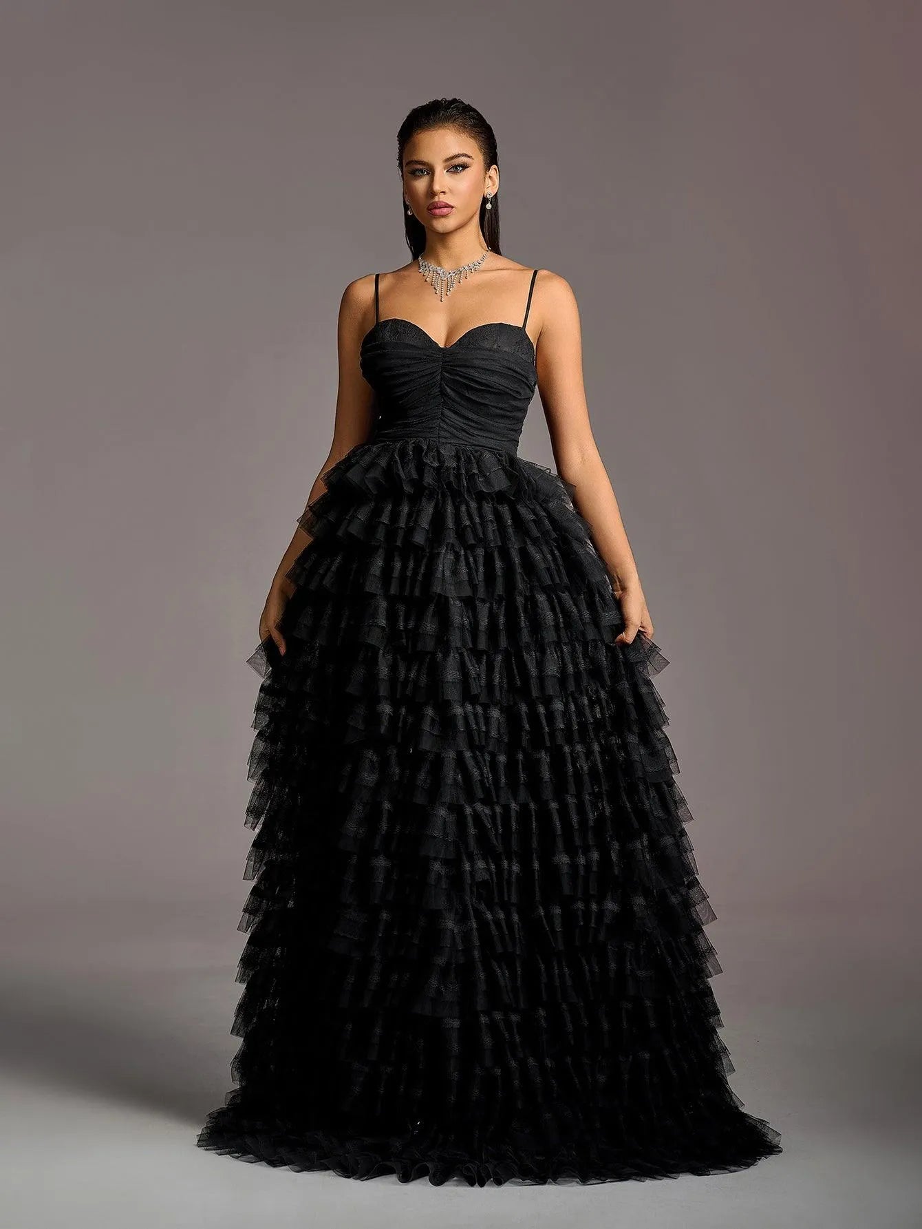 all ruffled up evening fluffy dress Shop long a-line glitter prom dresses at PromGirl. See plus-size long ruffled evening gowns with glitter and off-the-shoulder long formal dresses for