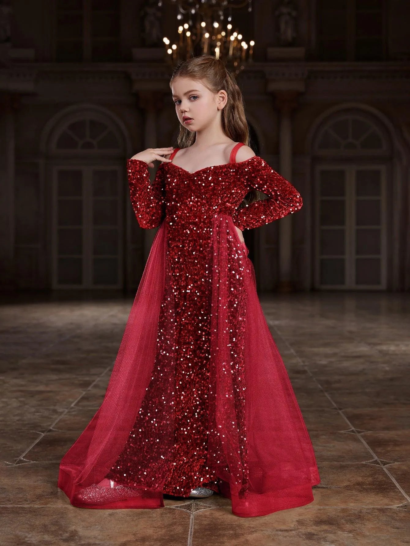 tween prom dresses Two Piece Pink Prom Dresses for Teens Layered Skirt Prom Dress ARD2234