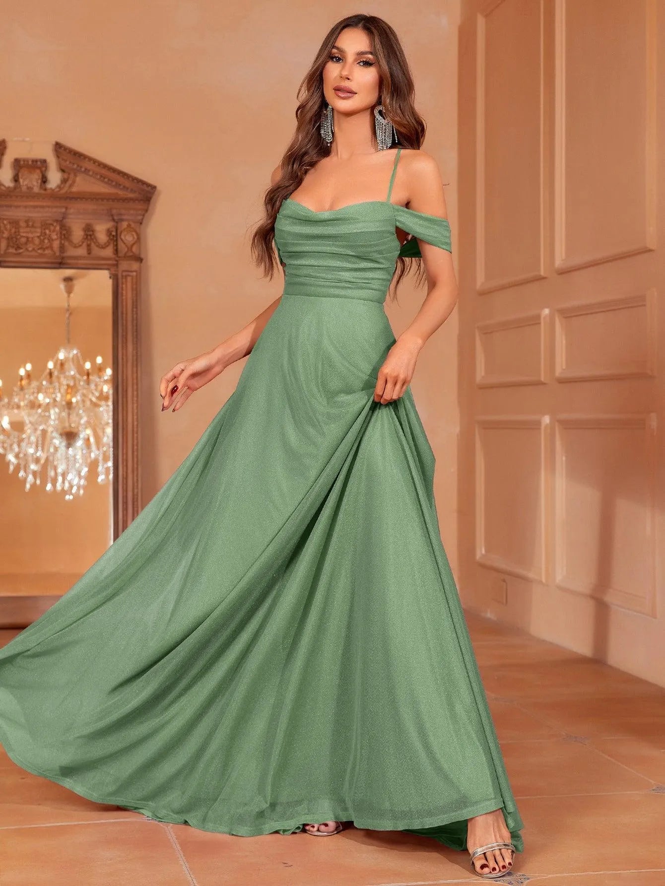 Elegant Ruched Front Back Lace Up Cami Dress Faeriesty Elegant Ruched Front Back Lace Up Cami Dress Faeriesty