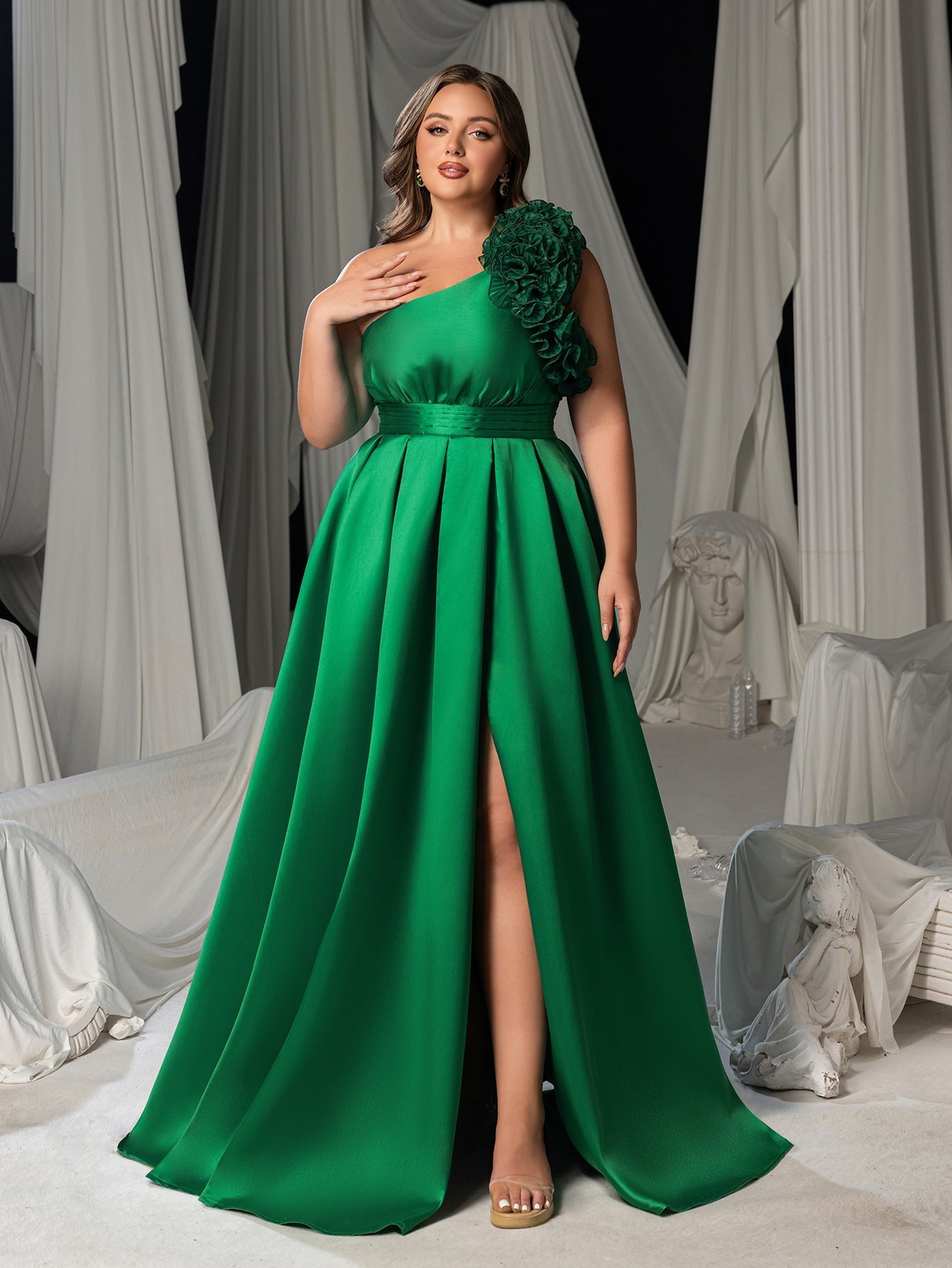 Corset Back & High Split