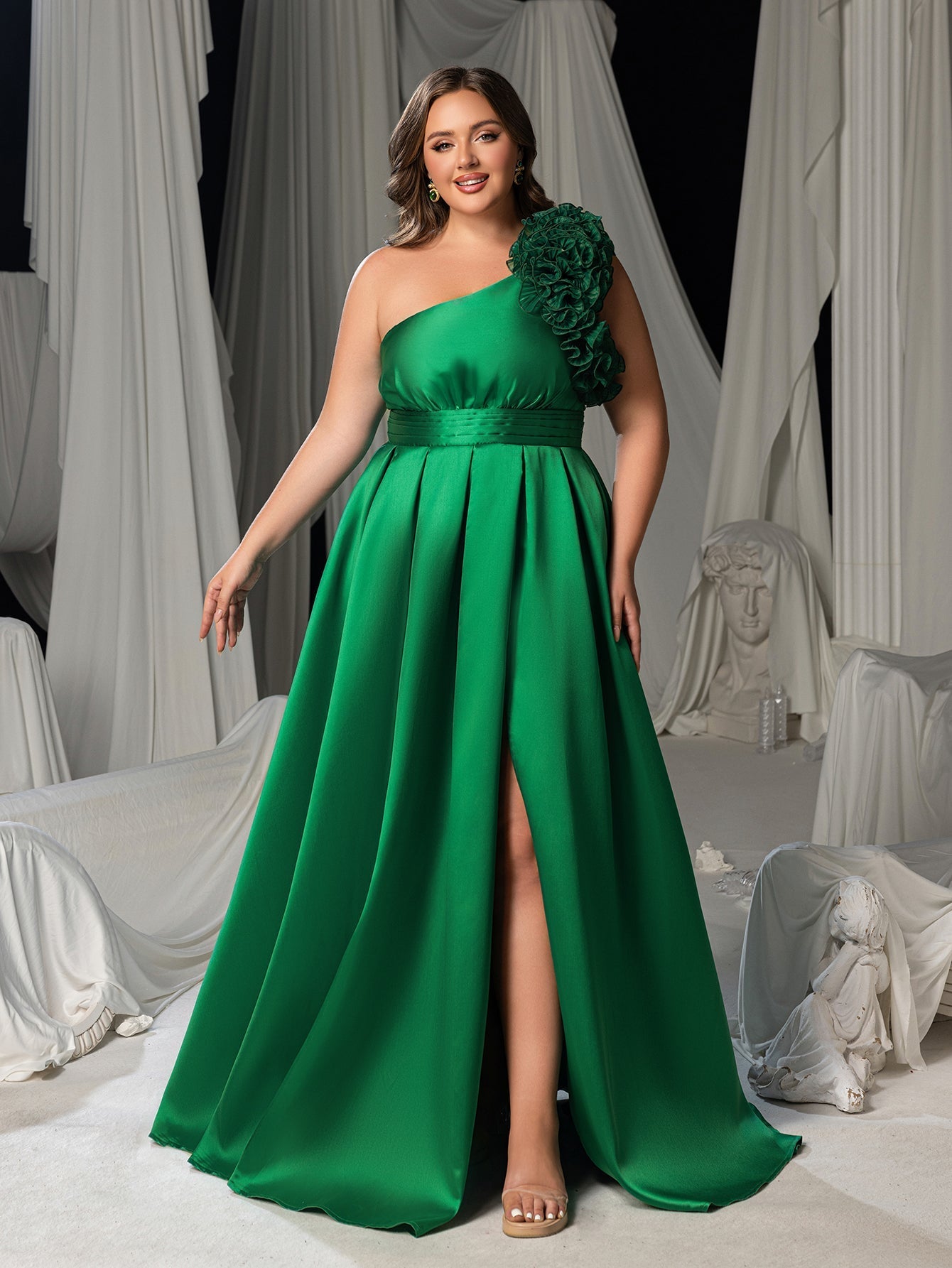 Corset Back & High Split