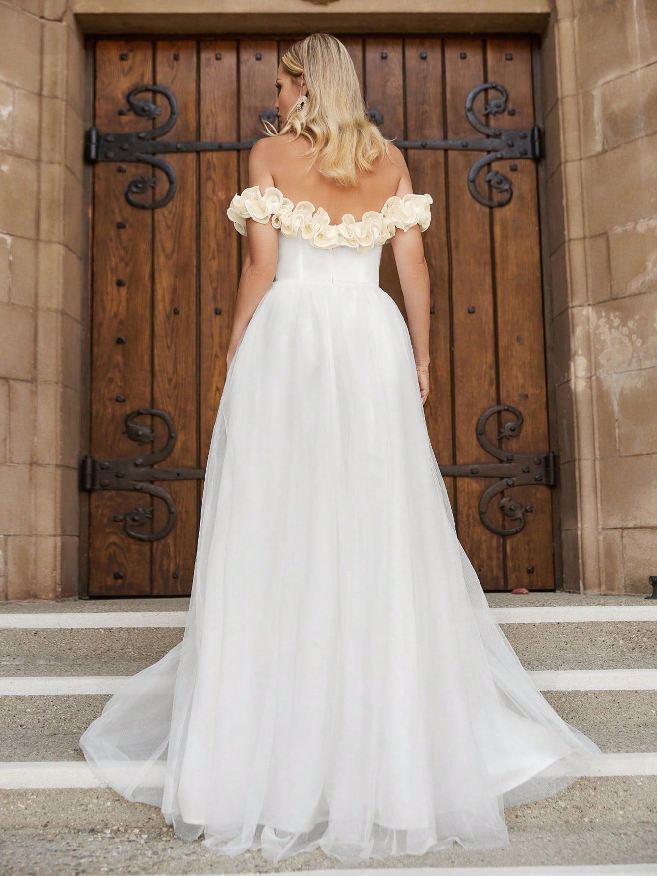 satin bodice wedding dress Elegant Strapless Satin Wedding Dress with Corset Bodice